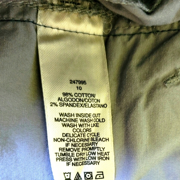 DKNY Jeans Capri Cargo Pants Size 10 - Picture 11 of 11